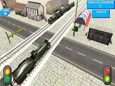 Juego De Manía De Cruce De Ferrocarril captura de pantalla del juego