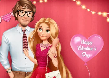 Rapunzel Jadilah Valentineku tangkapan layar permainan