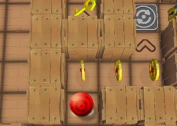 الكرة الحمراء في المتاهة لقطة شاشة اللعبة