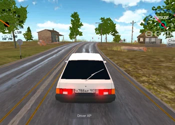 Руски Шофьор На Кола екранна снимка на играта