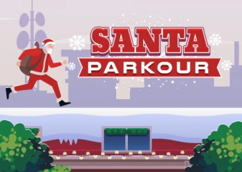 Santa Parkour skærmbillede af spillet