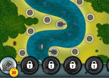 ការវាយប្រហារនៅលើកប៉ាលសមុទ្រ! ការពារមូលដ្ឋាន! រូបថតអេក្រង់ហ្គេម