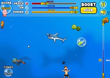 Shark Attack mängu ekraanipilt