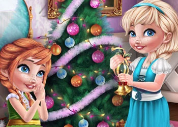 Kızkardeşler Noel Odası Hazırlığı oyun ekran görüntüsü