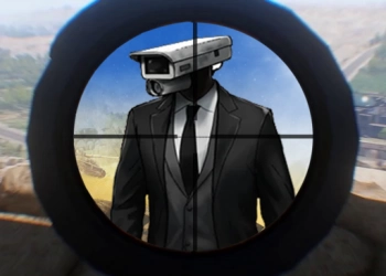 Jeu Skibidi Toilettes Vs Cameraman Sniper capture d'écran du jeu
