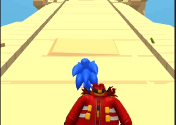Sonic Metro Super Rush schermafbeelding van het spel