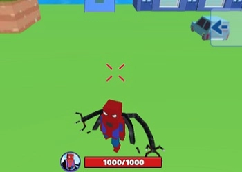 Spiderlox Theme Park Battle skærmbillede af spillet