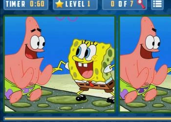 Губка Боб: Знайди Відмінності скріншот гри