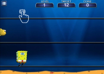 Spongebob Hledání Mincí Dobrodružství snímek obrazovky hry