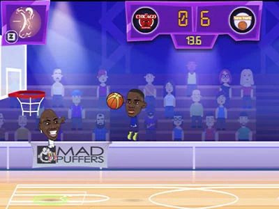 Sports Heads Basketball Championship schermafbeelding van het spel