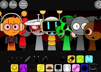 Sprunki Neprodané snímek obrazovky hry