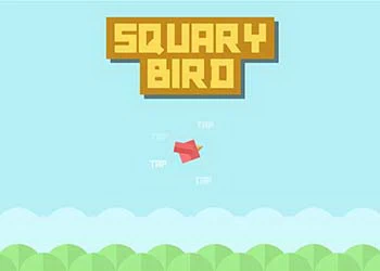Quadratischer Vogel Spiel-Screenshot