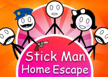 Stickman Home Escape játék képernyőképe