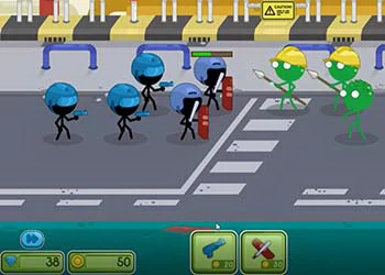 Stickman Vs Zombies тоглоомын дэлгэцийн агшин