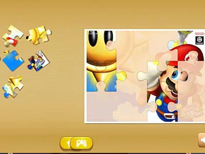 Super Mario Jigsaw Puzzle captură de ecran a jocului