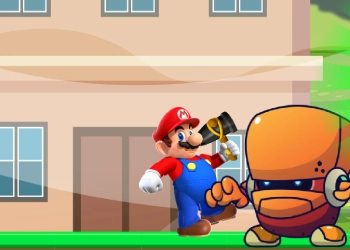 Super Mario Juokse Ja Ammu pelin kuvakaappaus