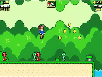Mundo Super Steve captura de tela do jogo