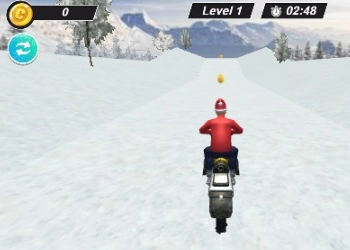 Thrilling Snow Motor game screenshot