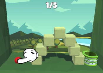 Kırmızı Topu Ringe Atın oyun ekran görüntüsü