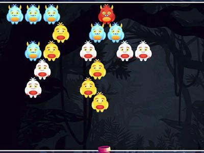 Lanzando Monstruos captura de pantalla del juego