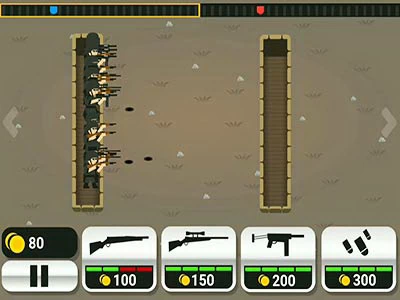 Winzige Gewehre Spiel-Screenshot