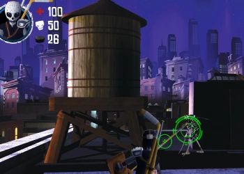 Tmnt: Casey Jones Vs. Robôs Ninjas Do Mal captura de tela do jogo