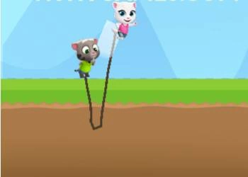 Tom & Angela Jump game screenshot
