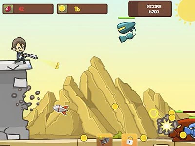 Tower Defense Alien War schermafbeelding van het spel