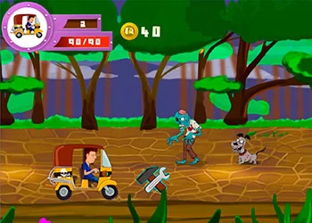 Verrückter Tuk-Tuk-Fahrer Spiel-Screenshot