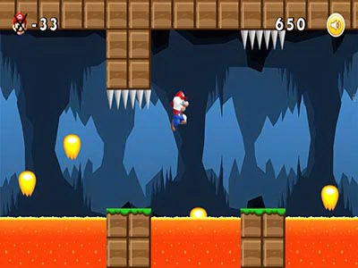 Unfair Mario 2 skærmbillede af spillet