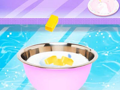 Eenhoorn Chef-Ontwerp Cake schermafbeelding van het spel