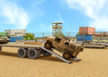 Us Army Car Games Yuk Mashinasini Haydash o'yin skrinshoti