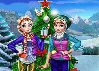 Wintervakantieplezier schermafbeelding van het spel