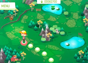 Woodventure snímek obrazovky hry