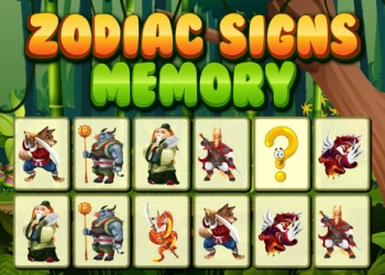 Memória Dos Signos Do Zodíaco captura de tela do jogo