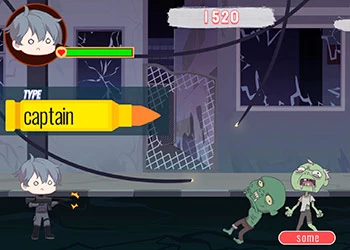 Zombi Gépelés játék képernyőképe